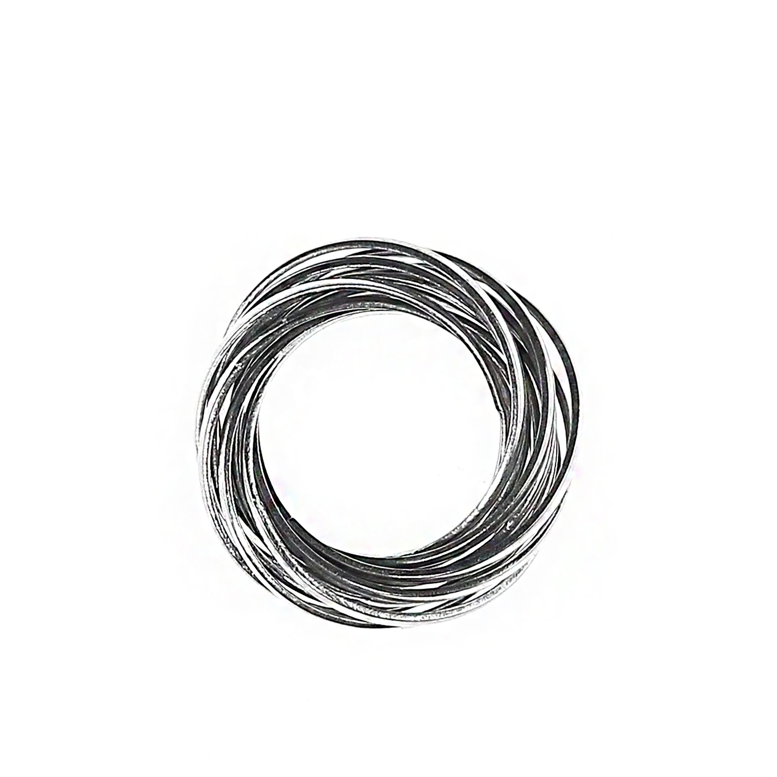 AJD Multi Strand Silver Rolling Ring, un regalo fantastico  Taglia Sei In condizioni ottime in vendita a Raleigh, NC