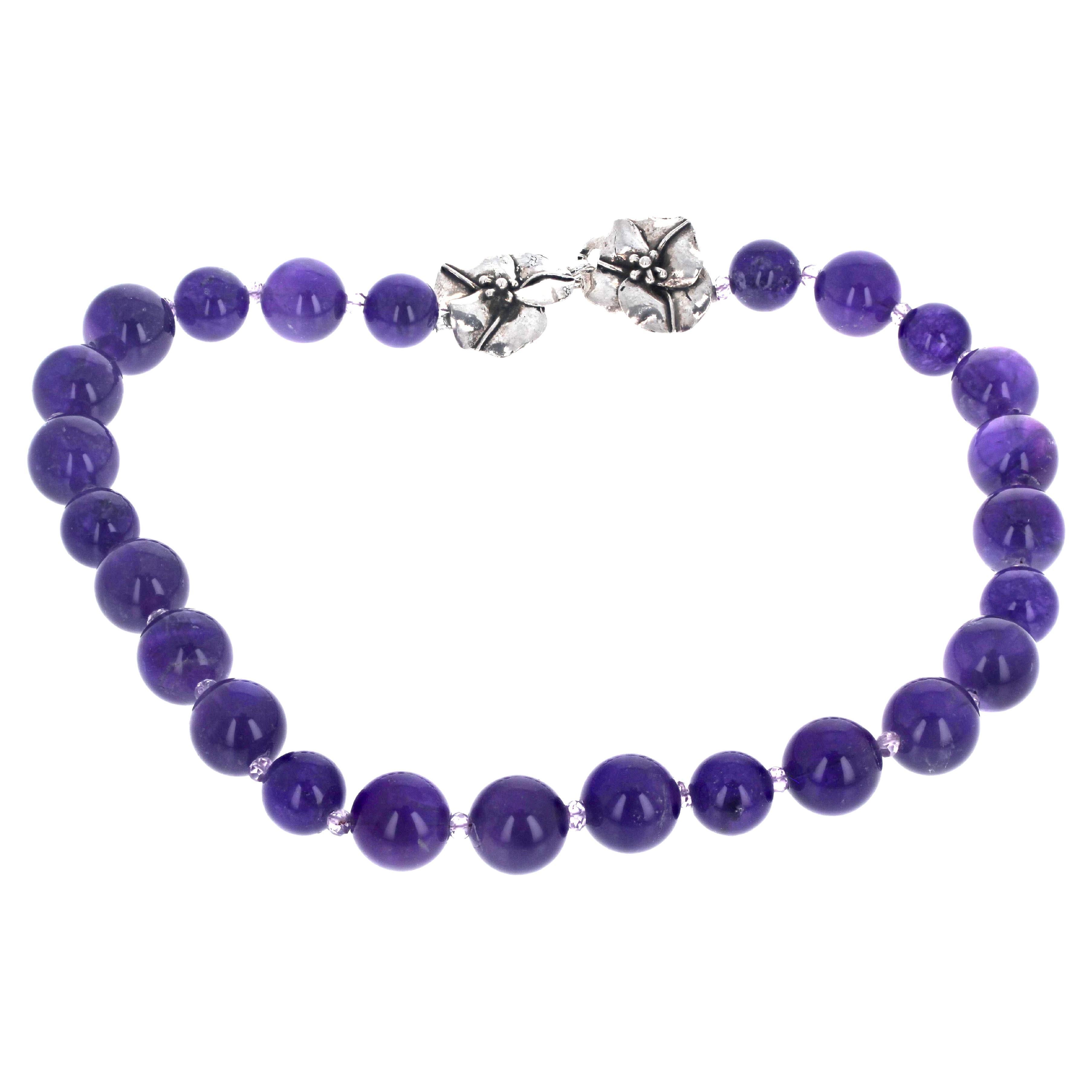 AJD Natürliche echte schöne Amethyst 17