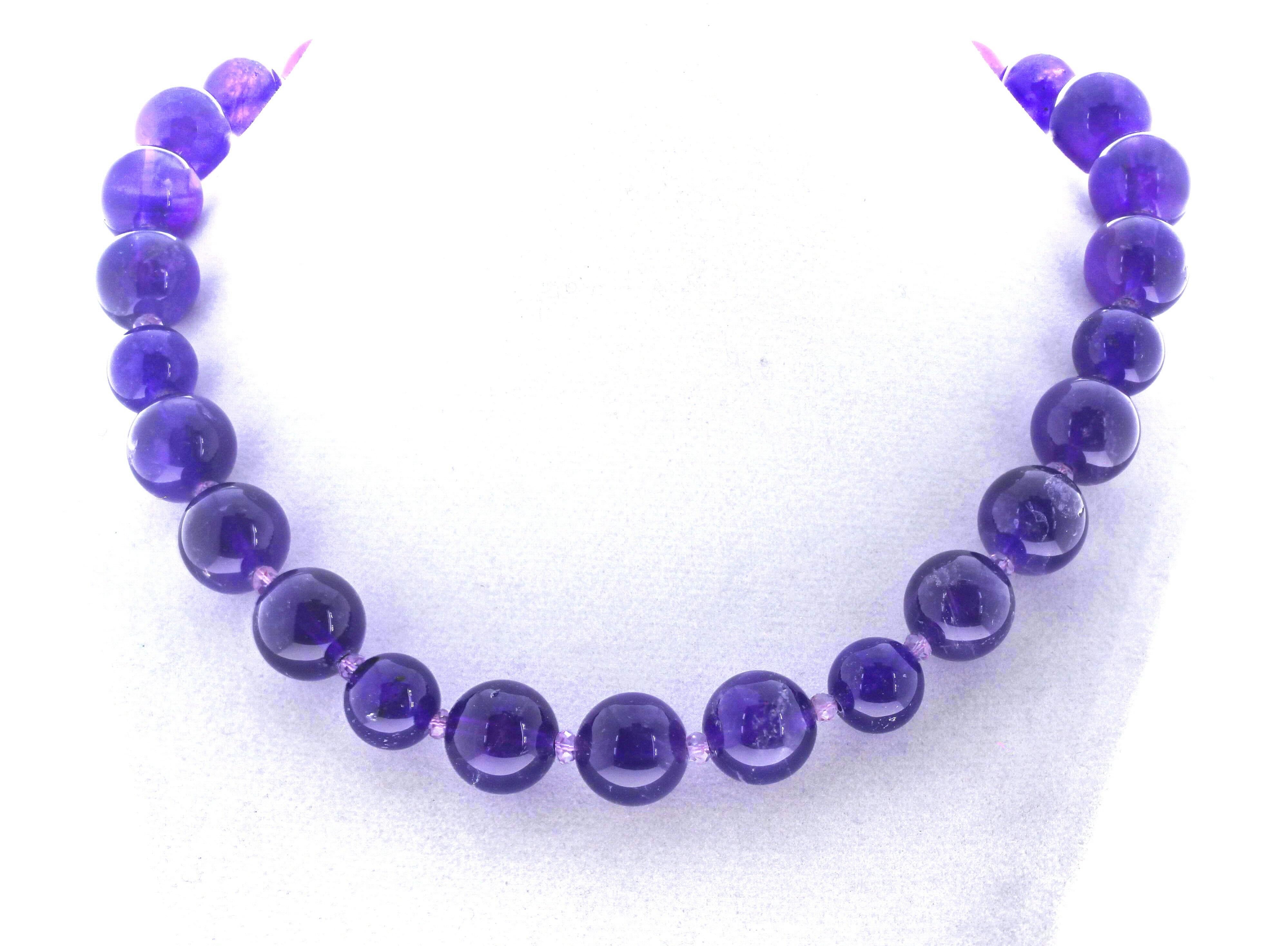 AJD Natürliche echte schöne Amethyst 17