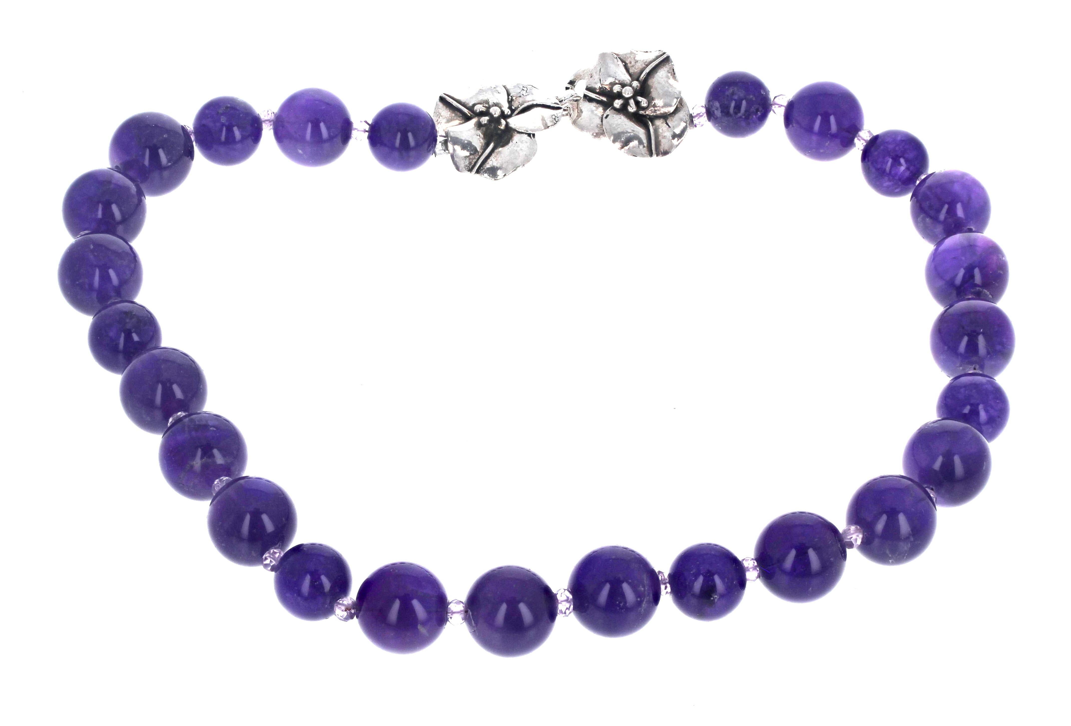 AJD Natürliche echte schöne Amethyst 17