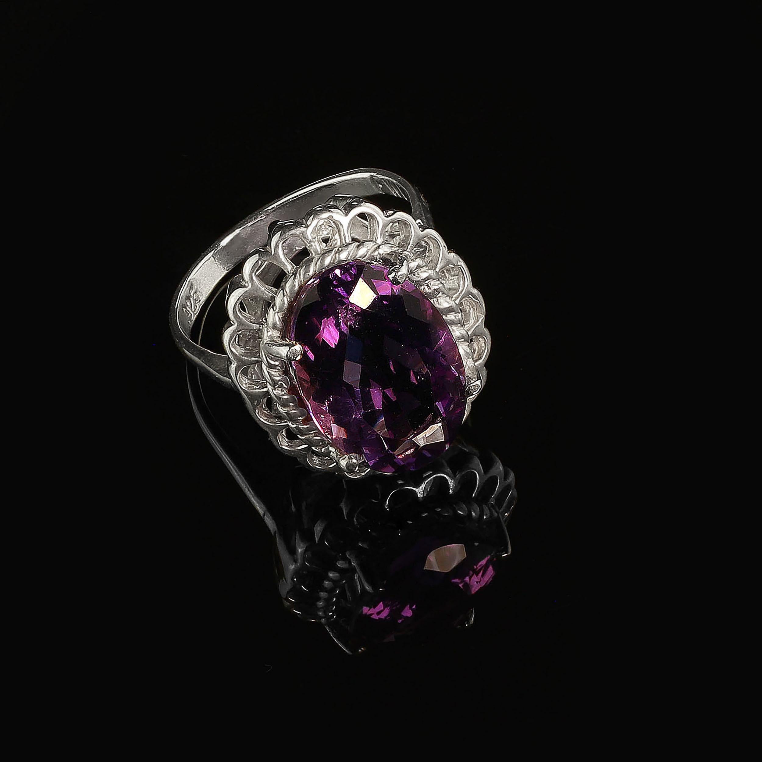february birthstone ring with diamonds