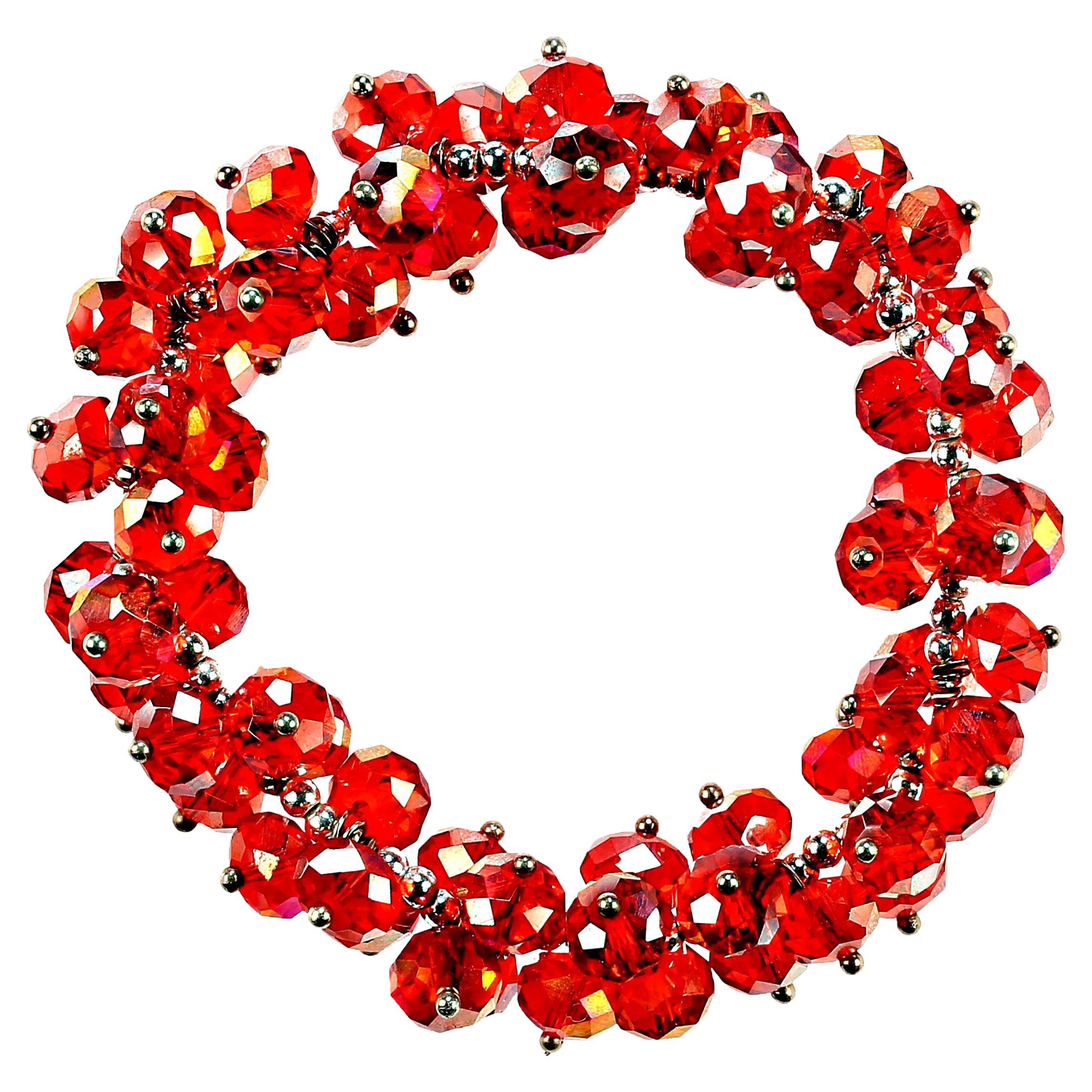 AJD Perfect Sparkly Red Bracelet For Sale