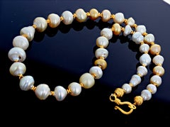 AJD REAL Tahitian Ocean Pearls 21" Necklace