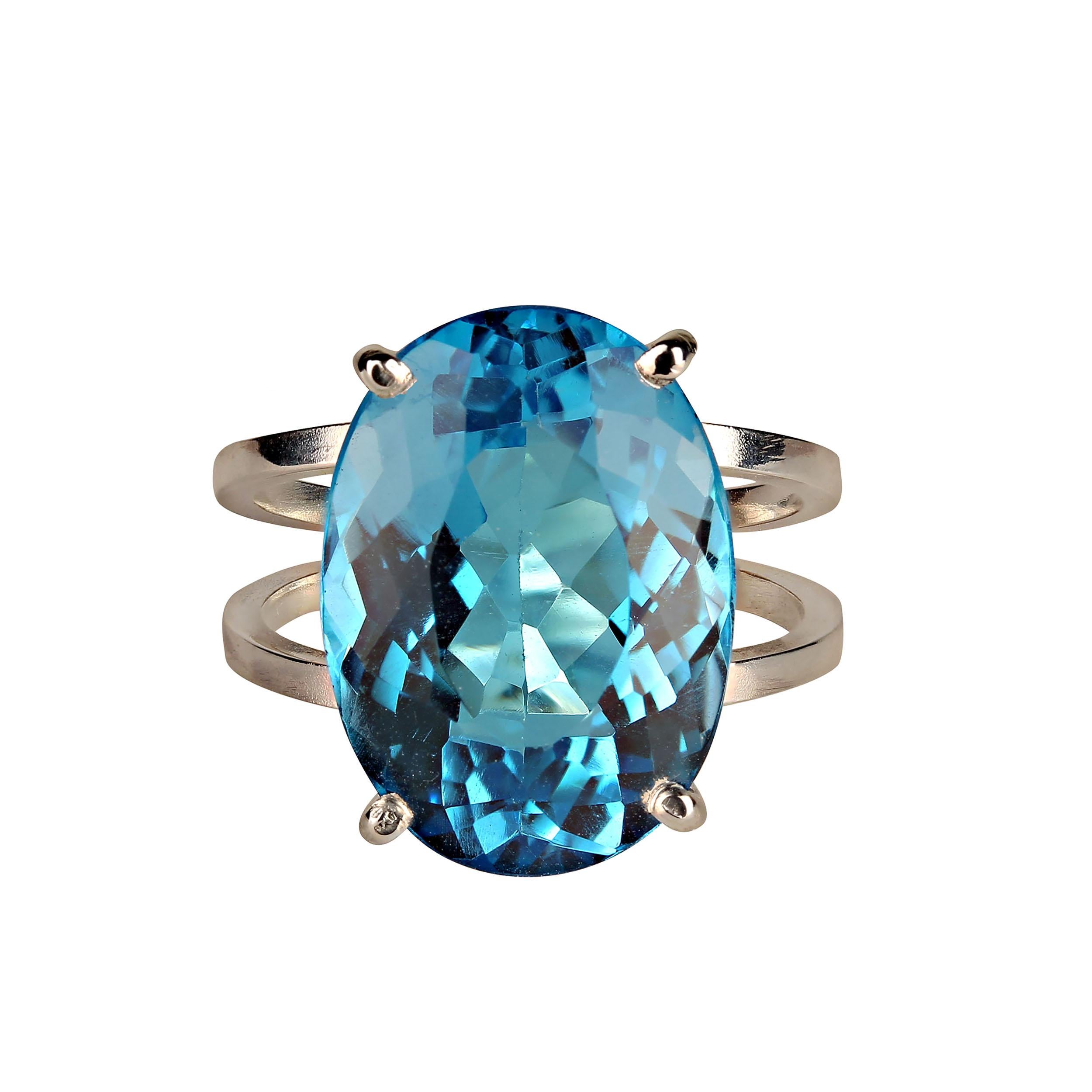 blue topaz ring for sale
