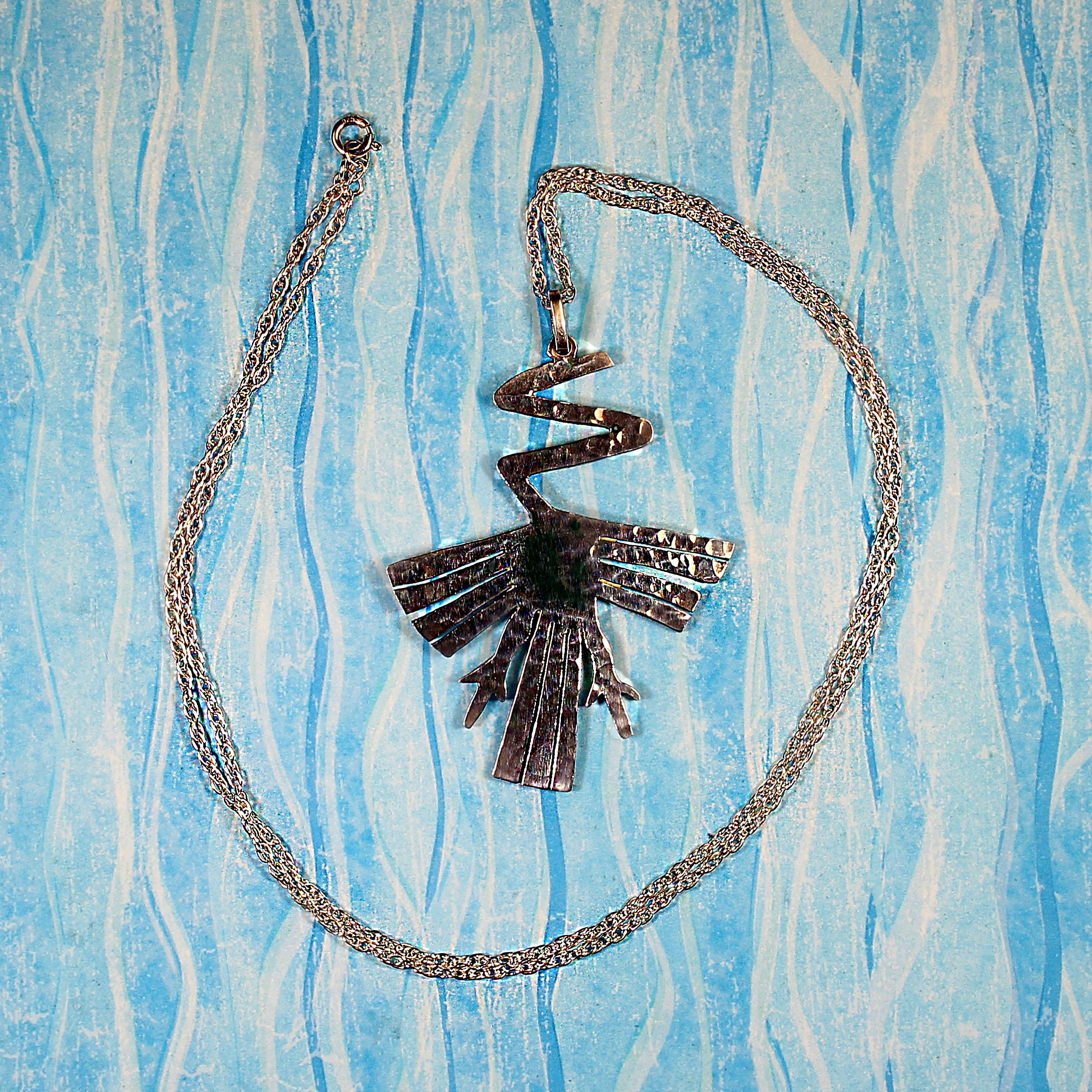 Colgante Colibrí AJD Plata de Ley Línea NAZCA en venta 2