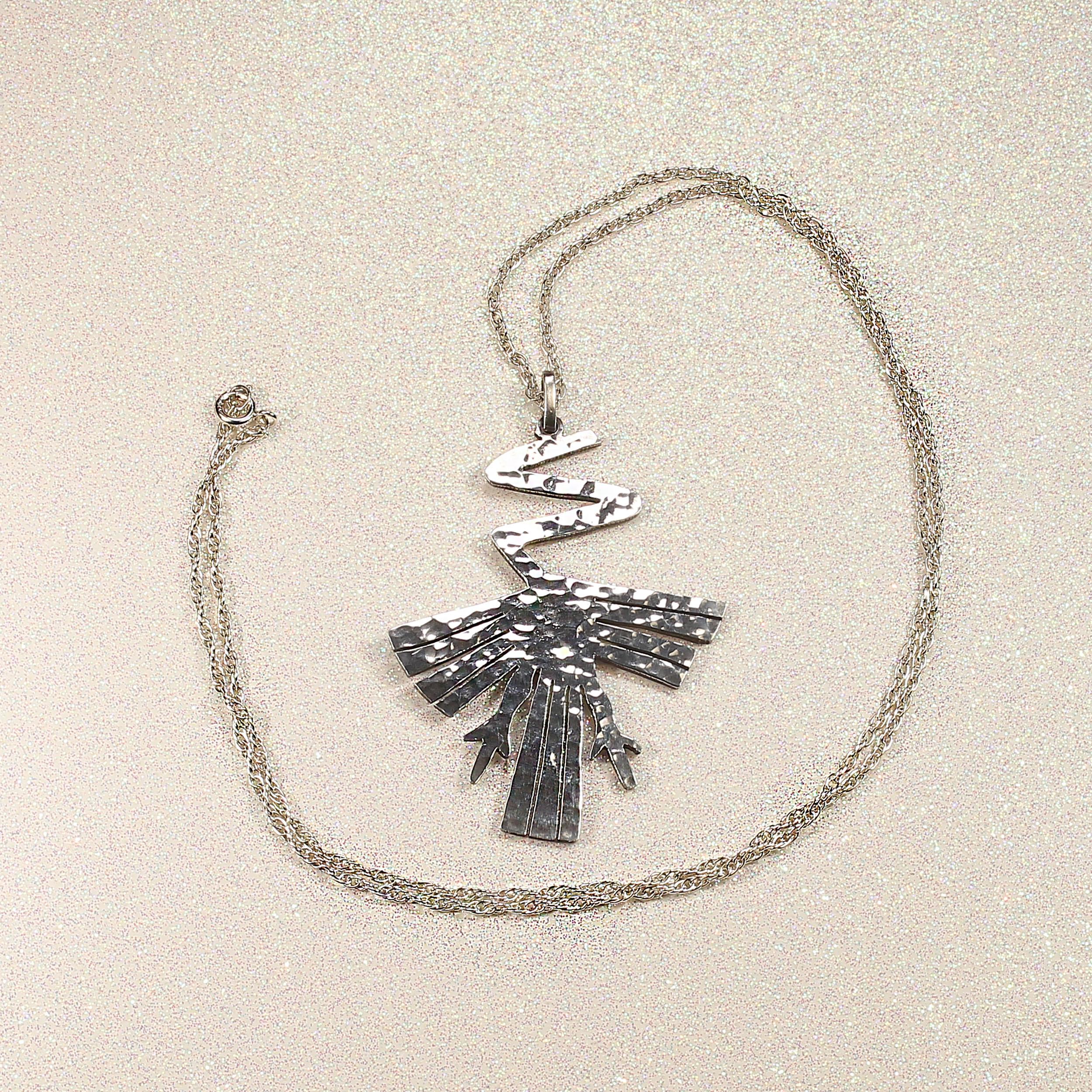 Colgante Colibrí AJD Plata de Ley Línea NAZCA en venta 3