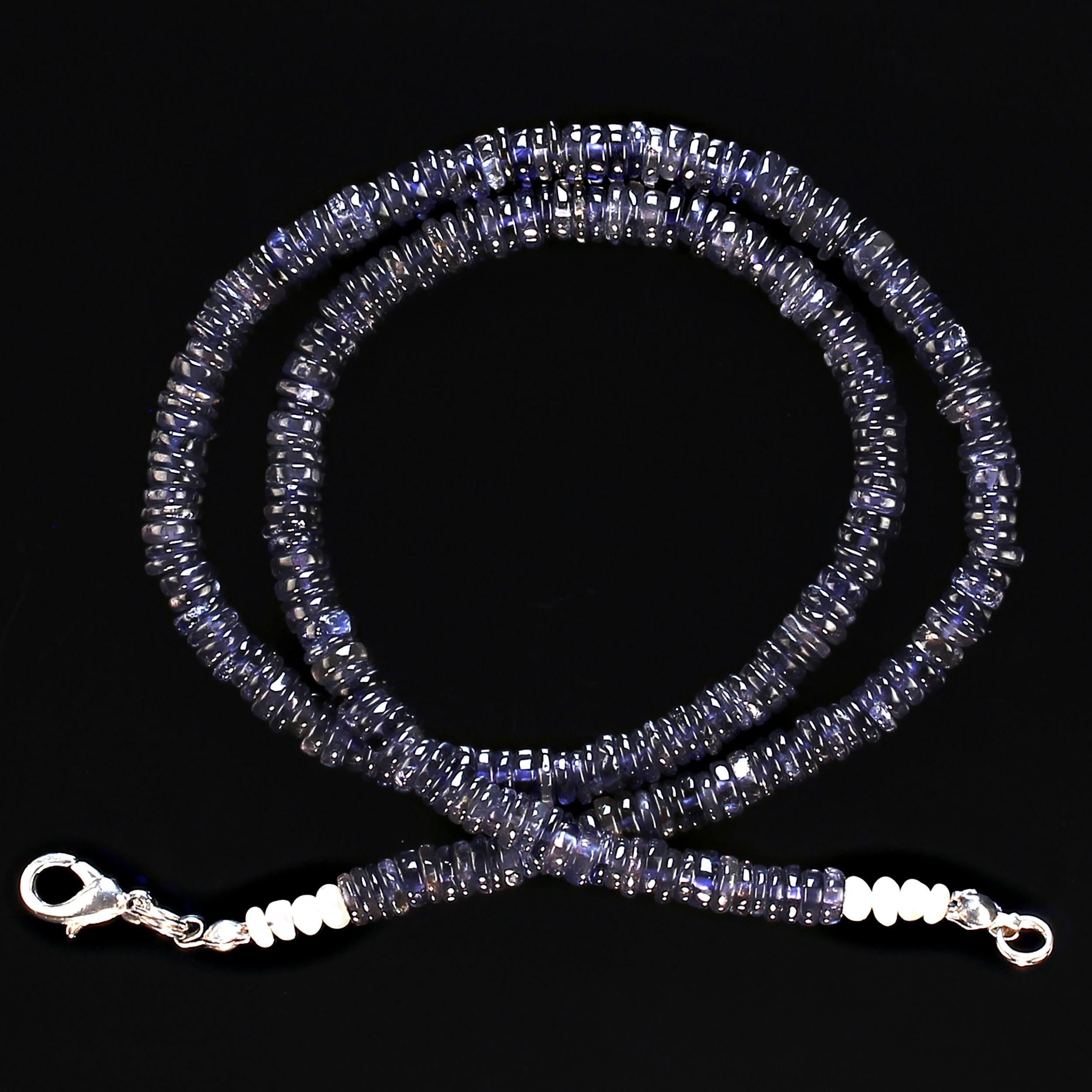 AJD Stunning Blue Iolite 18 Inch Necklace 3