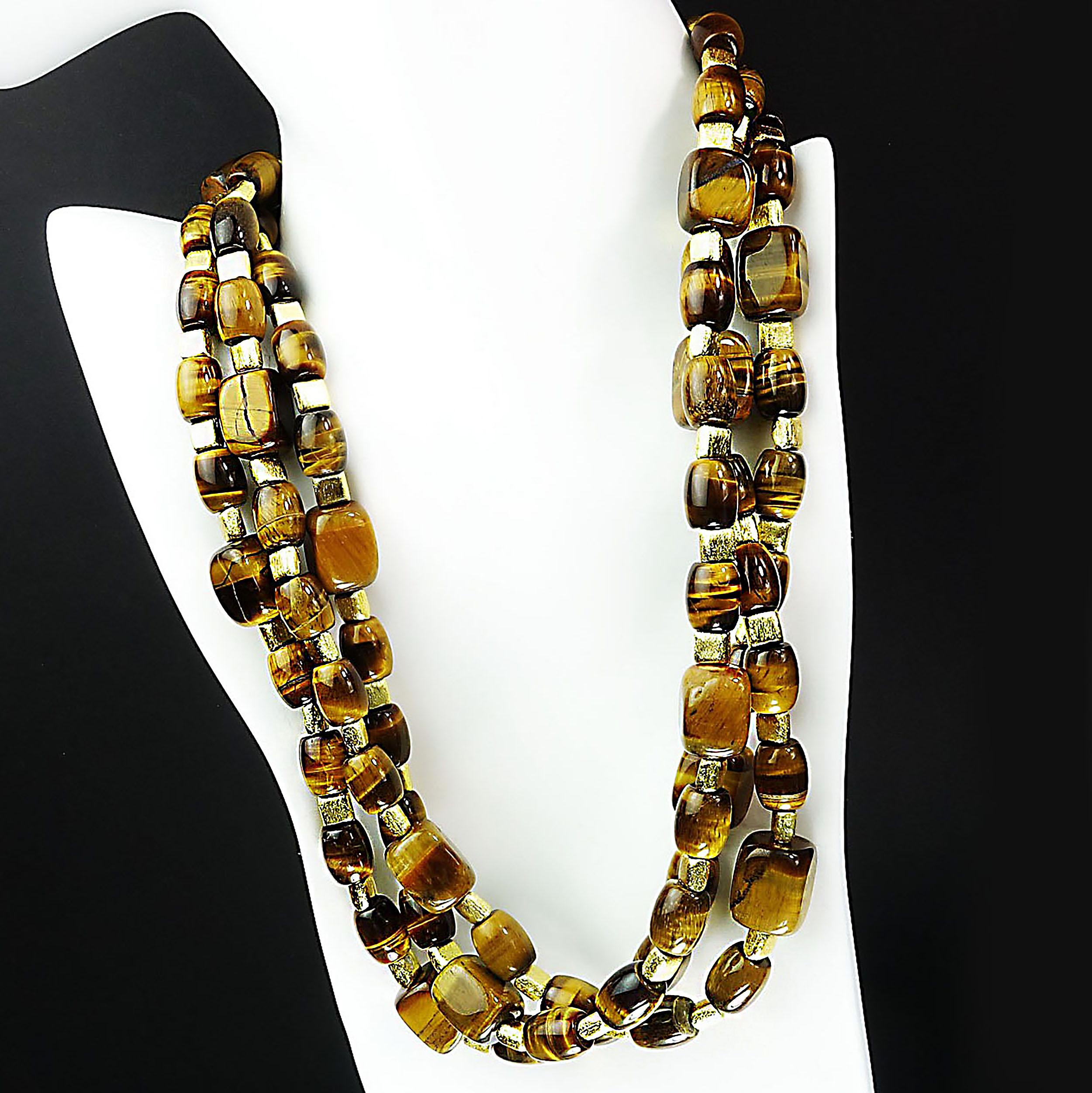 tiger eye bead necklace