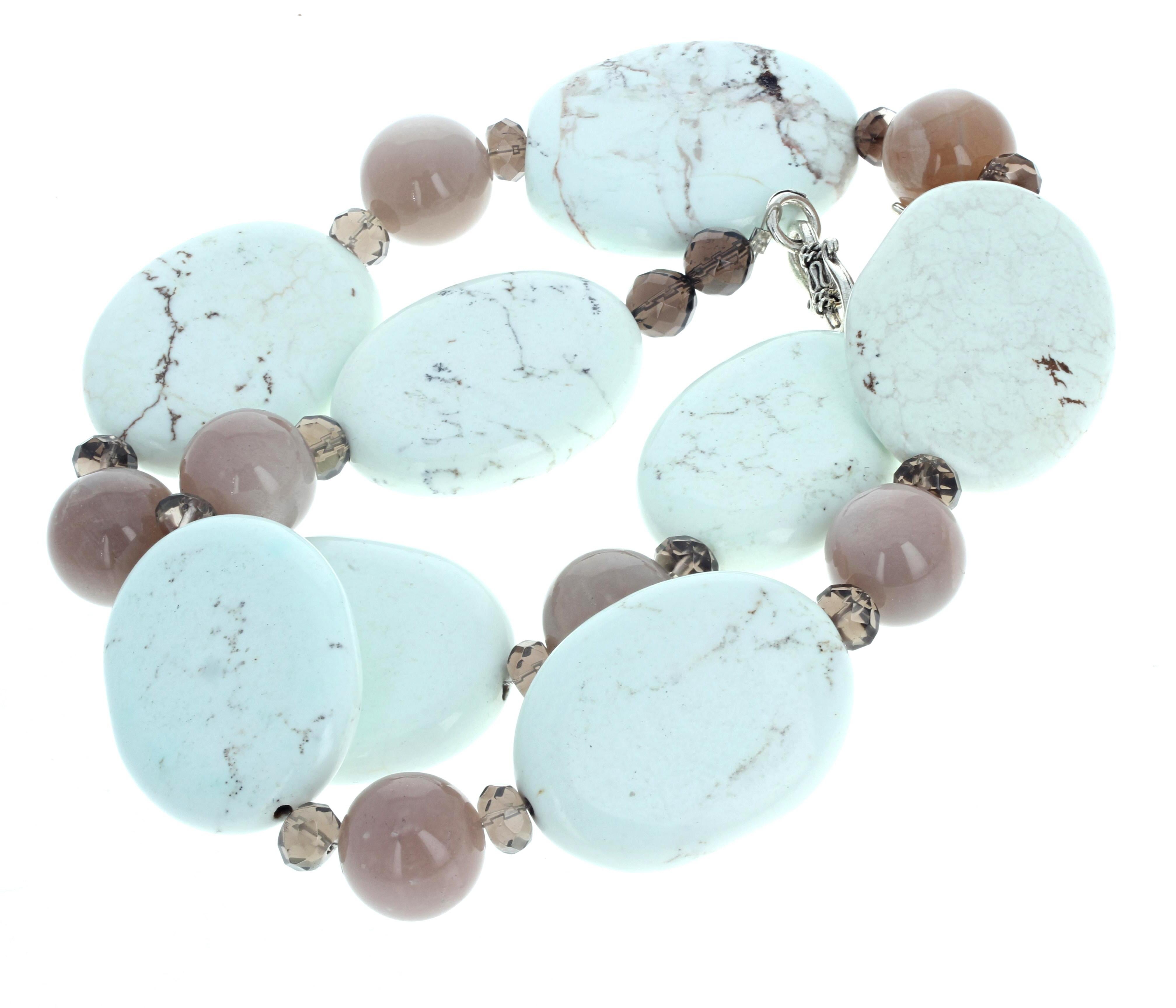 moonstone beaded necklace