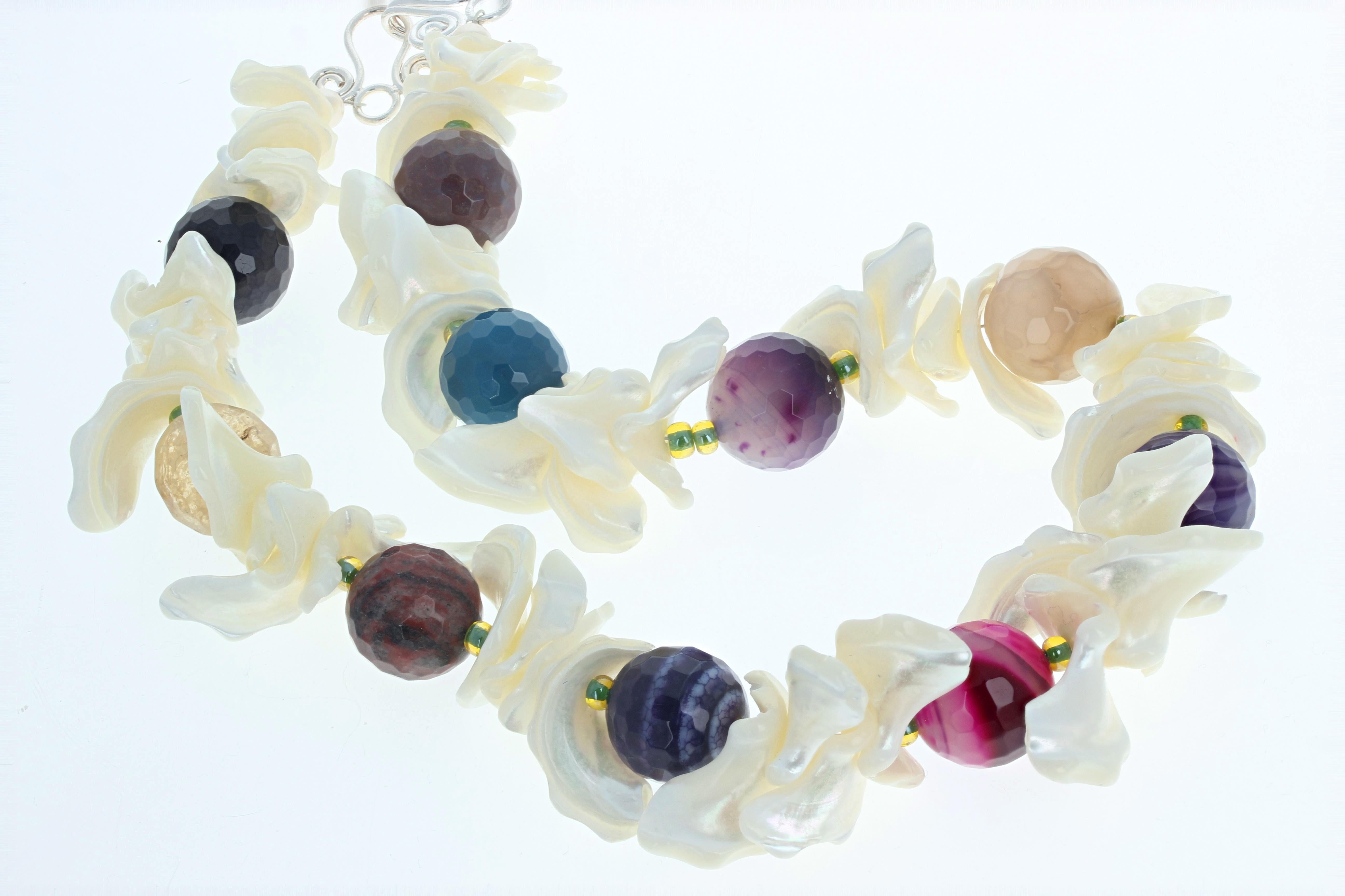 mother of pearl shell necklace
