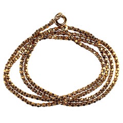 AJD Vintage Italienische 20 Zoll 18k Goldkette, AJD Vintage