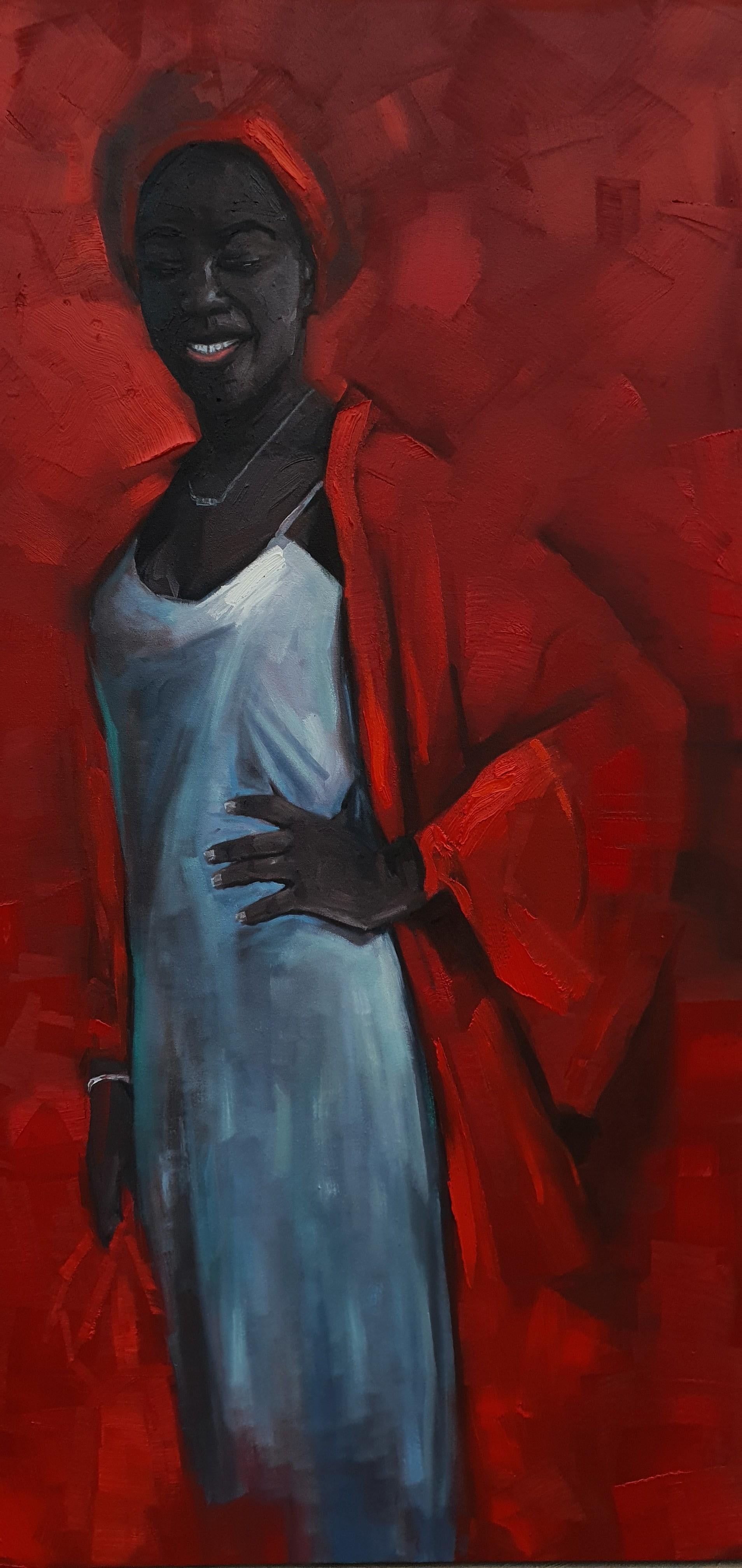 Ajegbomogun Damilola Portrait Painting - Farida