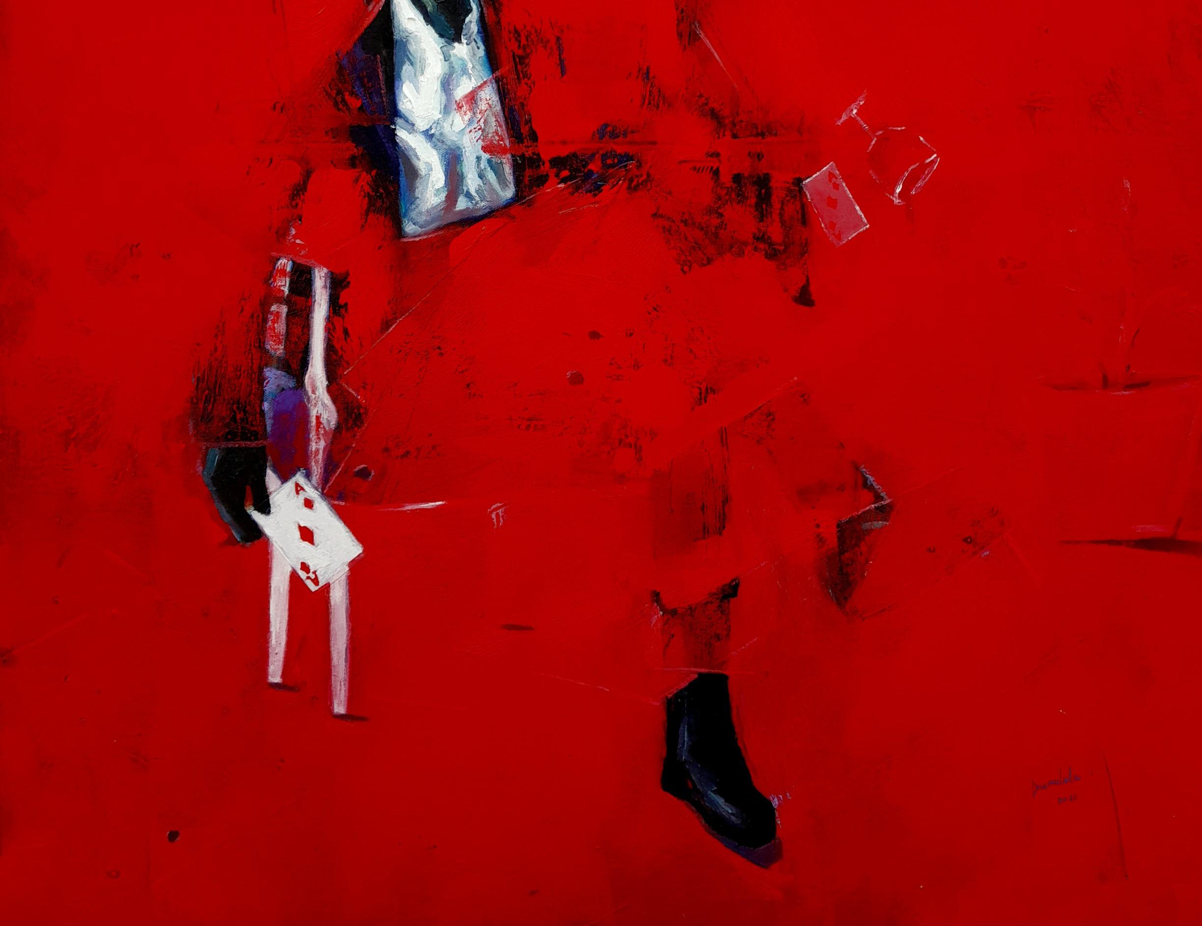 This body of work mirrors the complexities of the human heart and emotions. It reminds us that emotions are not always straightforward but are layered with depth and nuance. This painting encourages us to embrace our emotional vulnerability, to sit