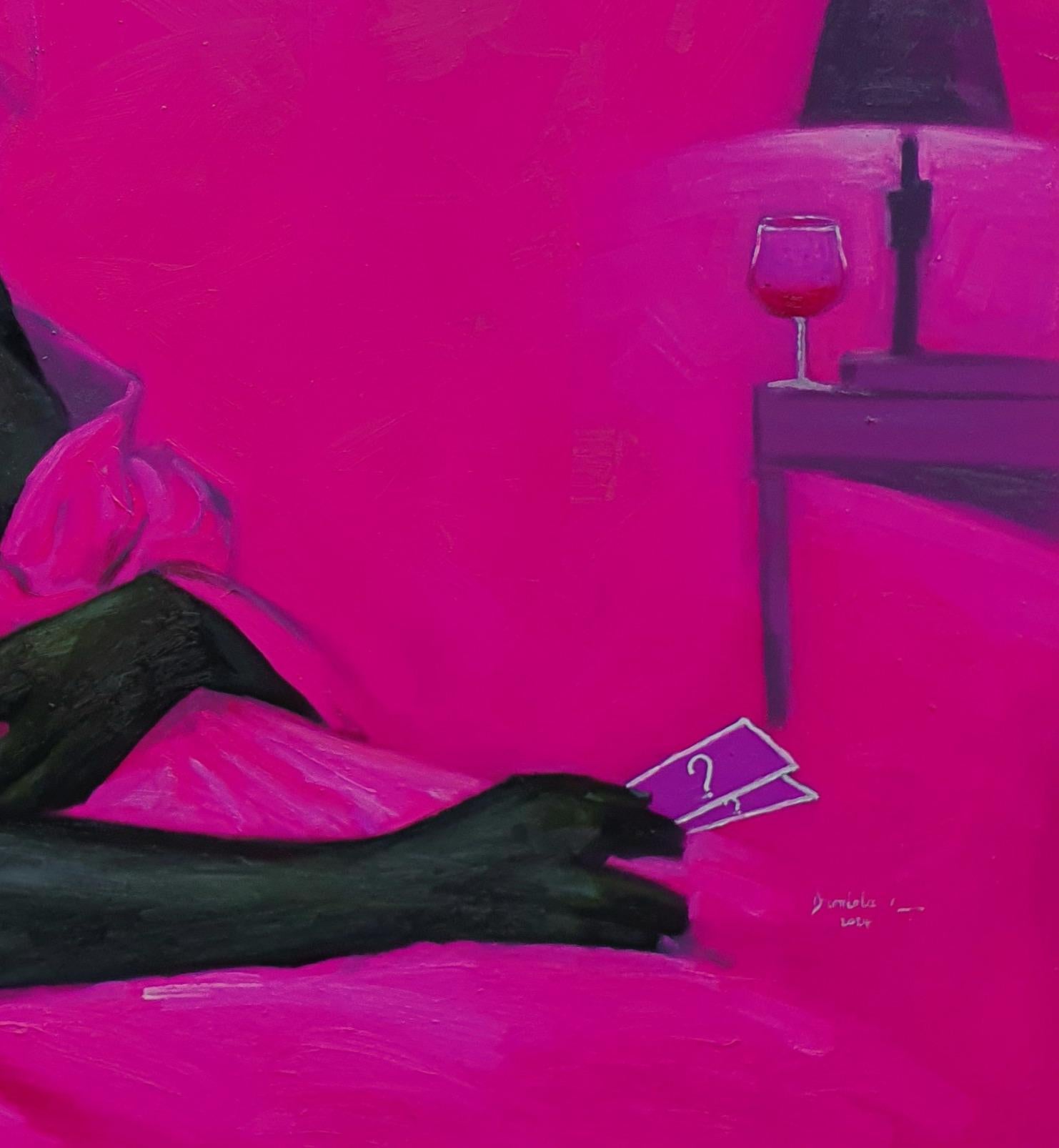 Lady With the Pearl Earring -21st Century, Contemporary, Figurative, Nude, Women For Sale 1