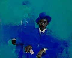 Plomb (trois de cœur) - 21e siècle, Contemporain, Figuratif, Portrait, Moderne