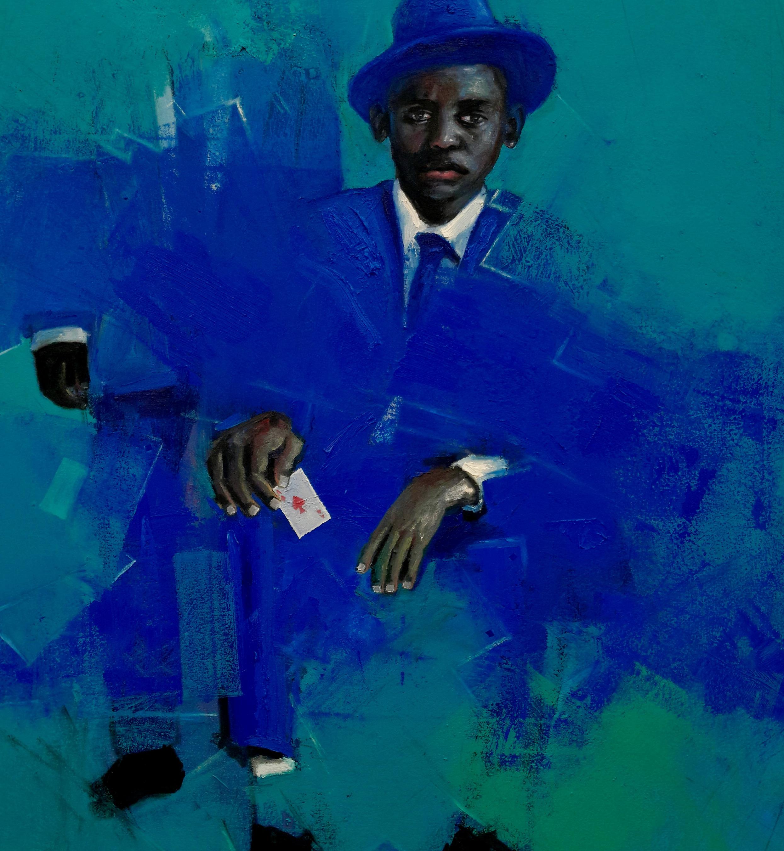 This body of work mirrors the complexities of the human heart and emotions. It reminds us that emotions are not always straightforward but are layered with depth and nuance. This painting encourages us to embrace our emotional vulnerability, to sit