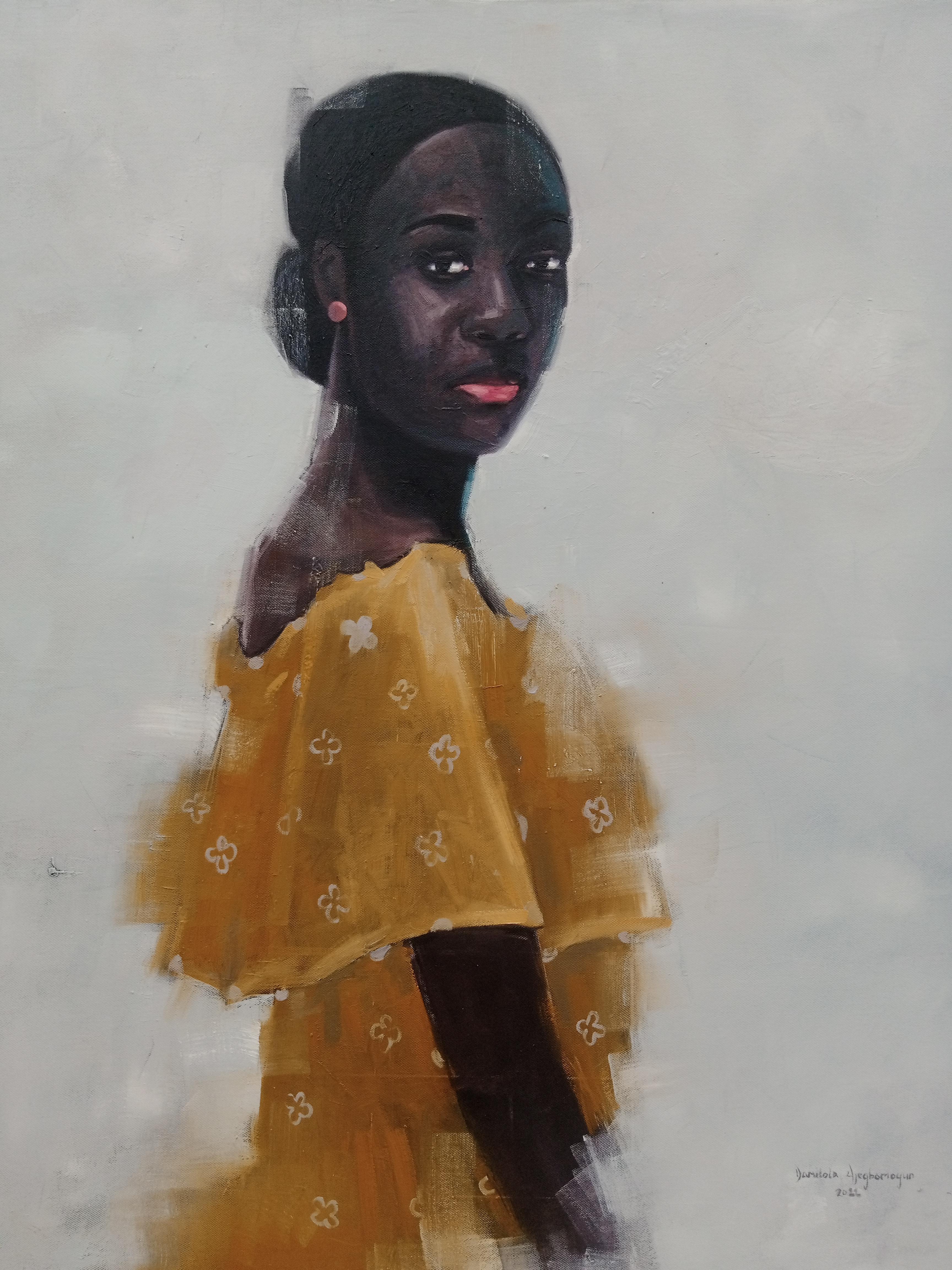 Solace ll - Painting by Ajegbomogun Damilola