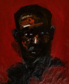 Traits et émotions 4 -21e siècle, Contemporain, Figuratif, Portrait, Moderne