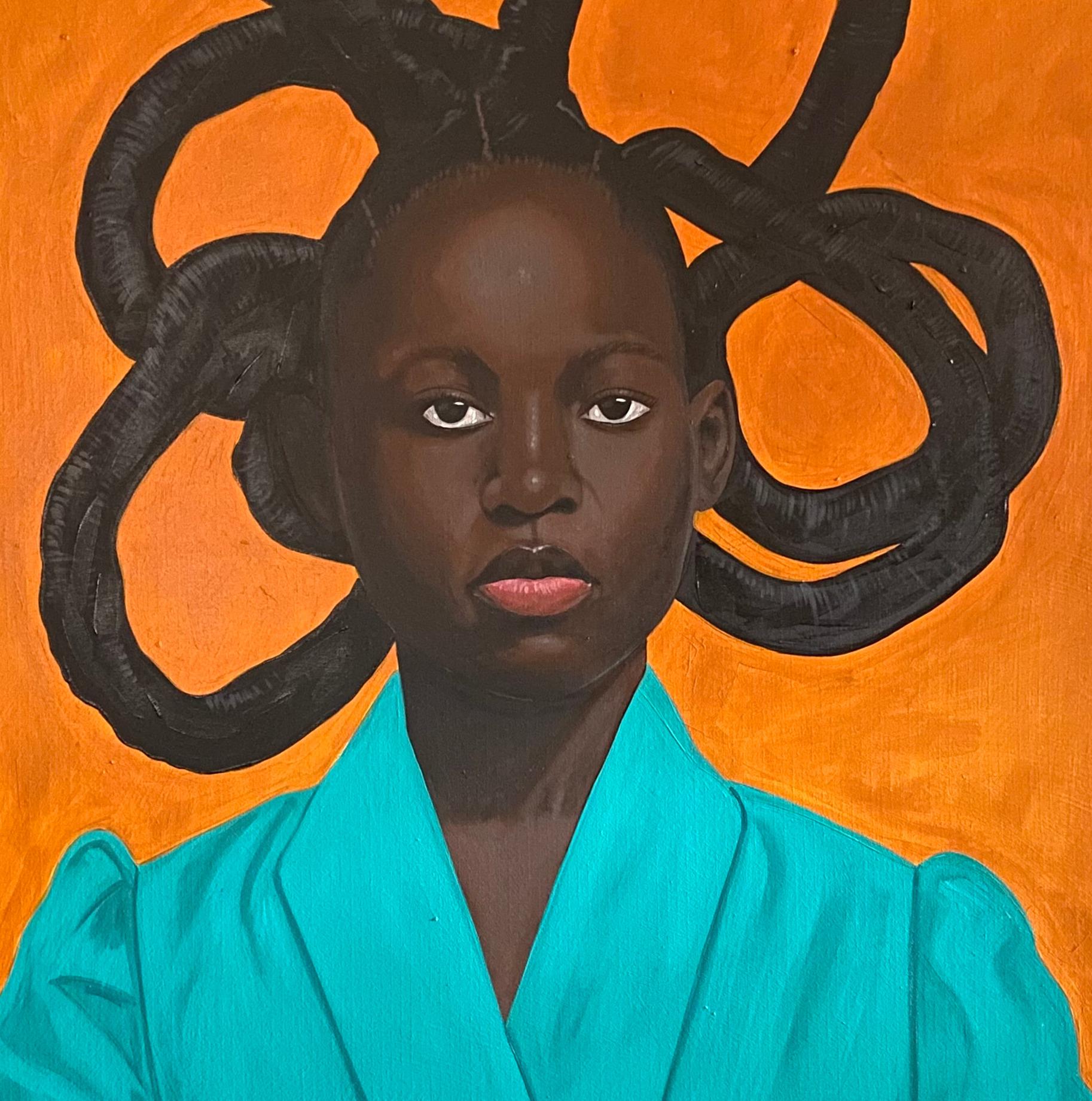 Versandverfahren
Versand in einem gut geschützten Rohr aus Nigeria
Dieses Werk ist ein Unikat, kein Druck oder eine andere Art von Kopie.
Begleitet von einem Echtheitszertifikat (ausgestellt von The Galley)

Über den Künstler
Ajenifuja Abiodun