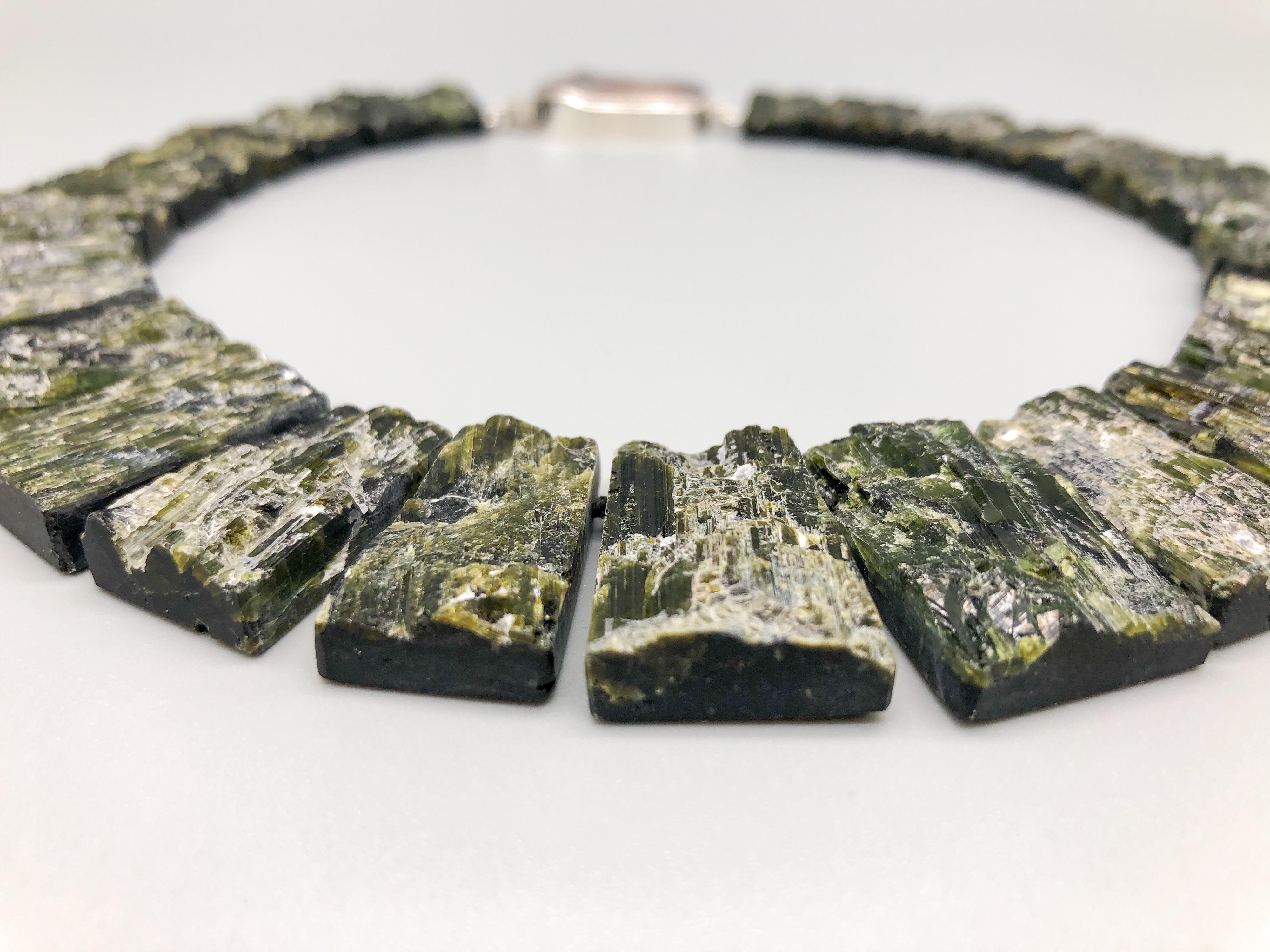 Contemporary A.Jeschel Black Tourmaline—The most powerful stone of all in a matched collar 