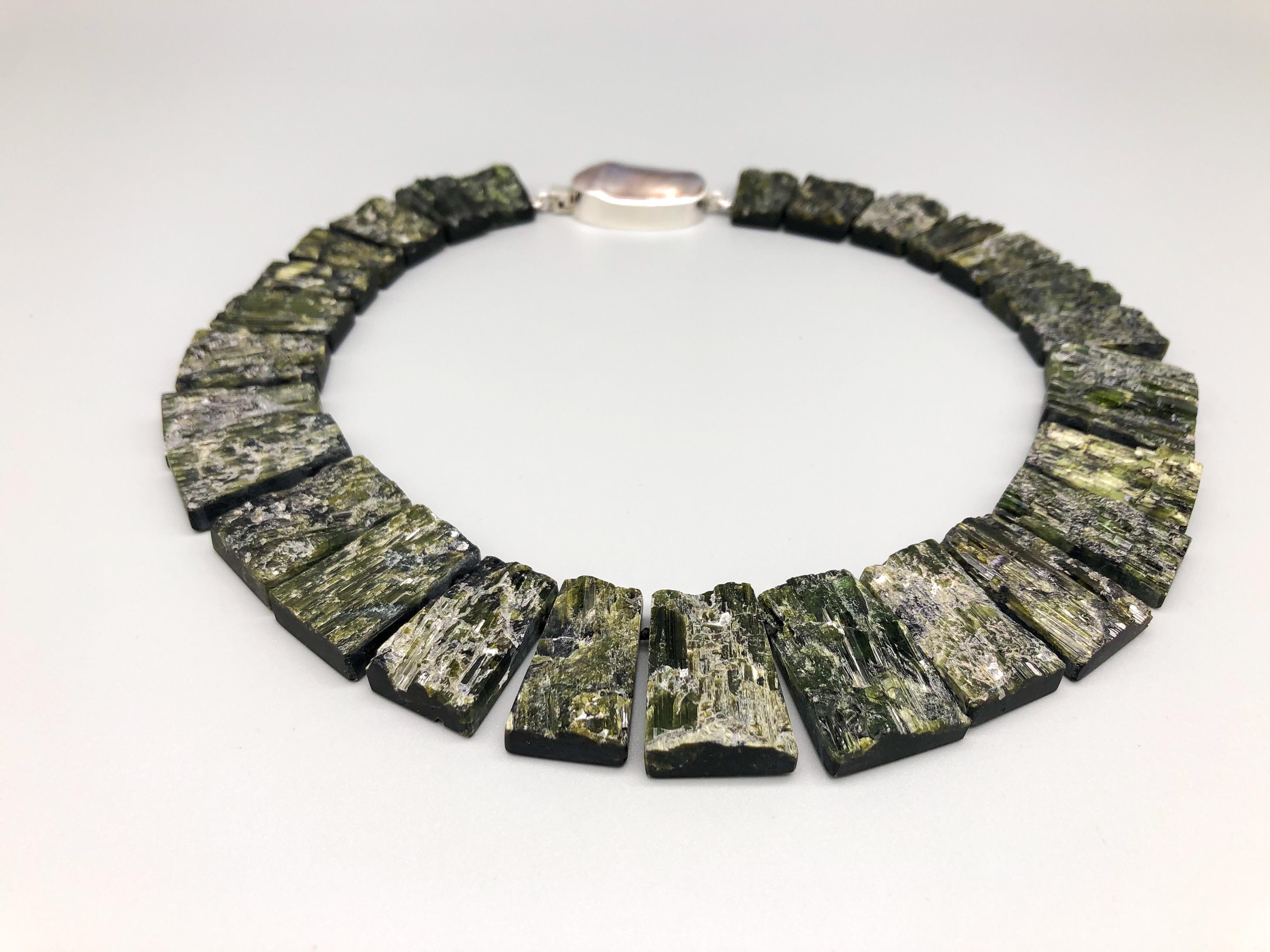 Mixed Cut A.Jeschel Black Tourmaline—The most powerful stone of all in a matched collar 