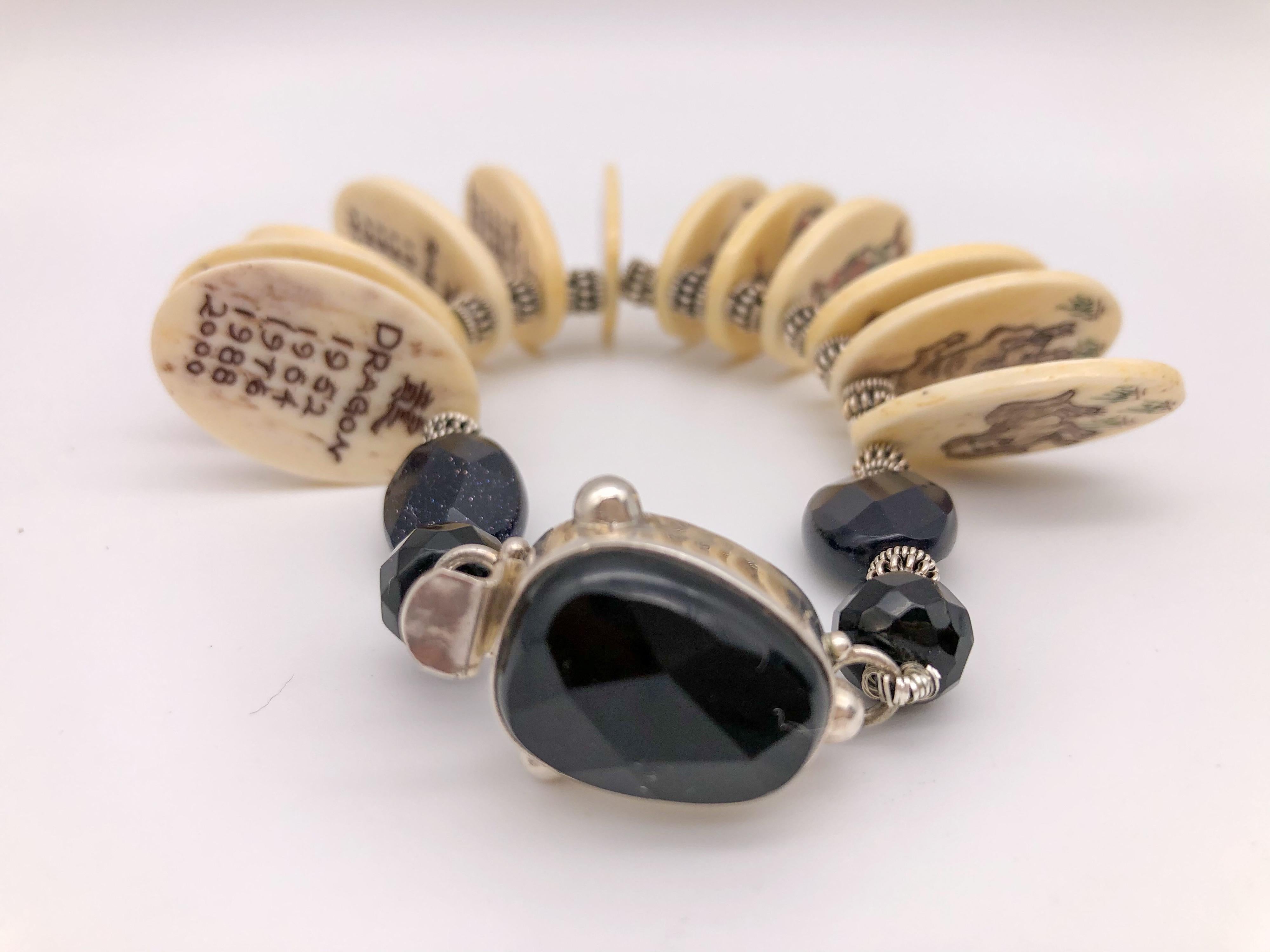 asian beads bracelet