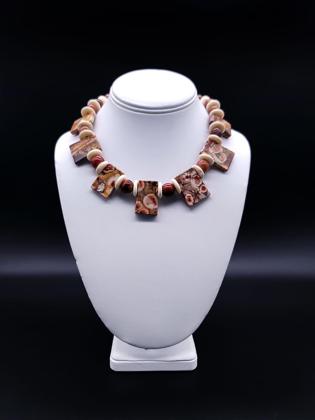 A.Jeschel  Coralia  Jasper necklace. 3