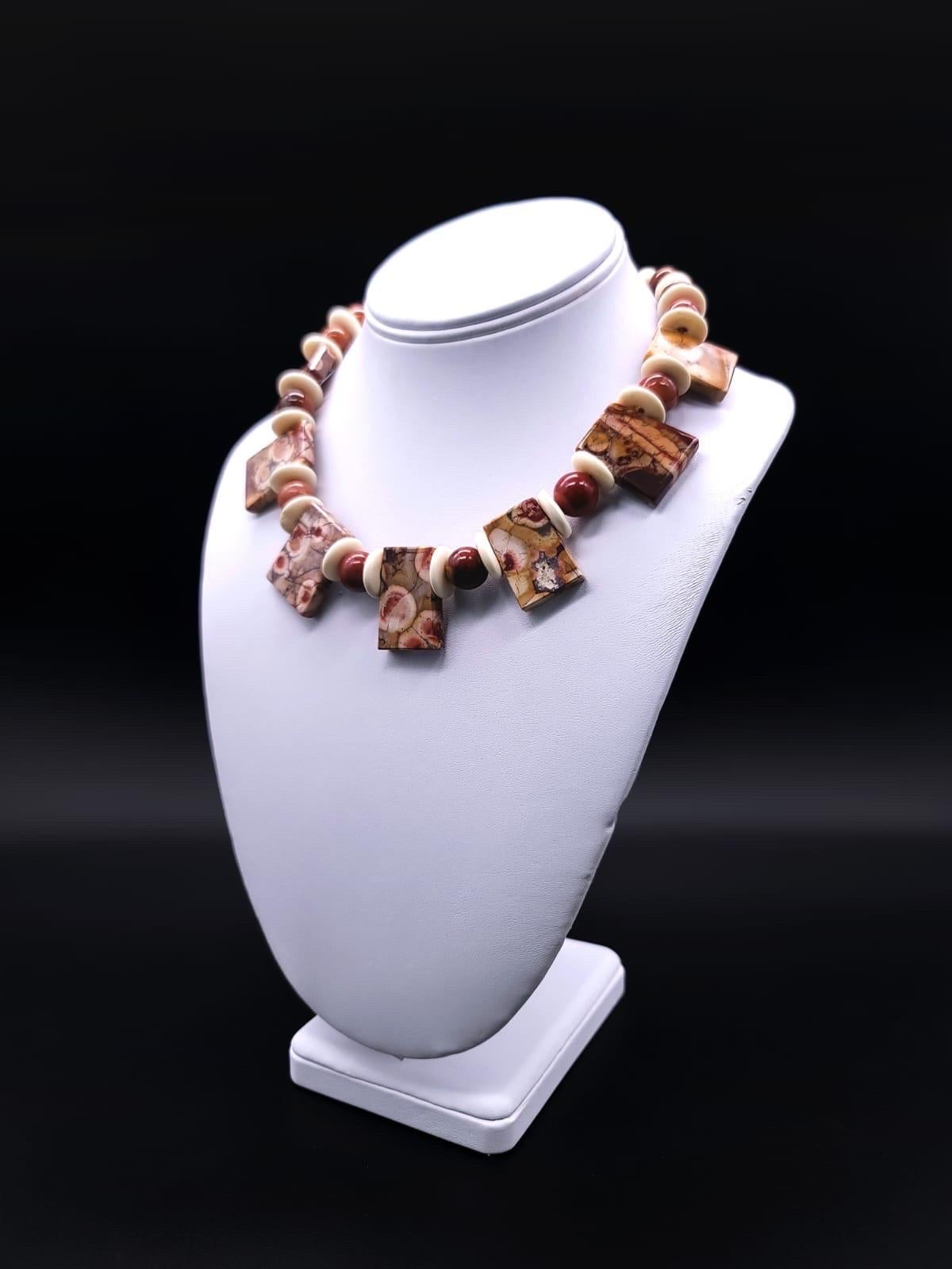 A.Jeschel  Coralia  Jasper necklace. 4