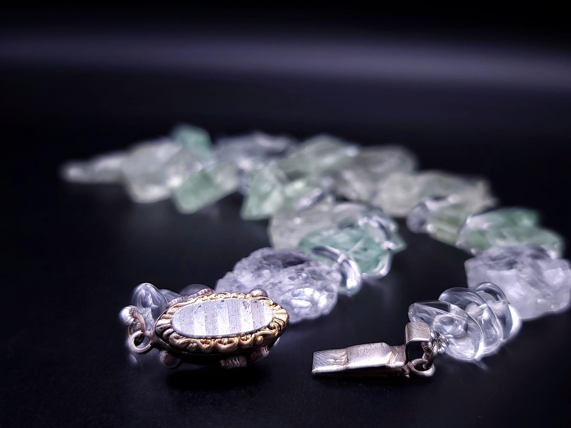 A.Jeschel Dazzling Green Amethyst Necklace. For Sale 6