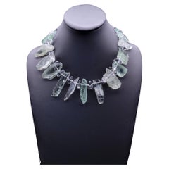 A.Jeschel Dazzling Green Amethyst Necklace.
