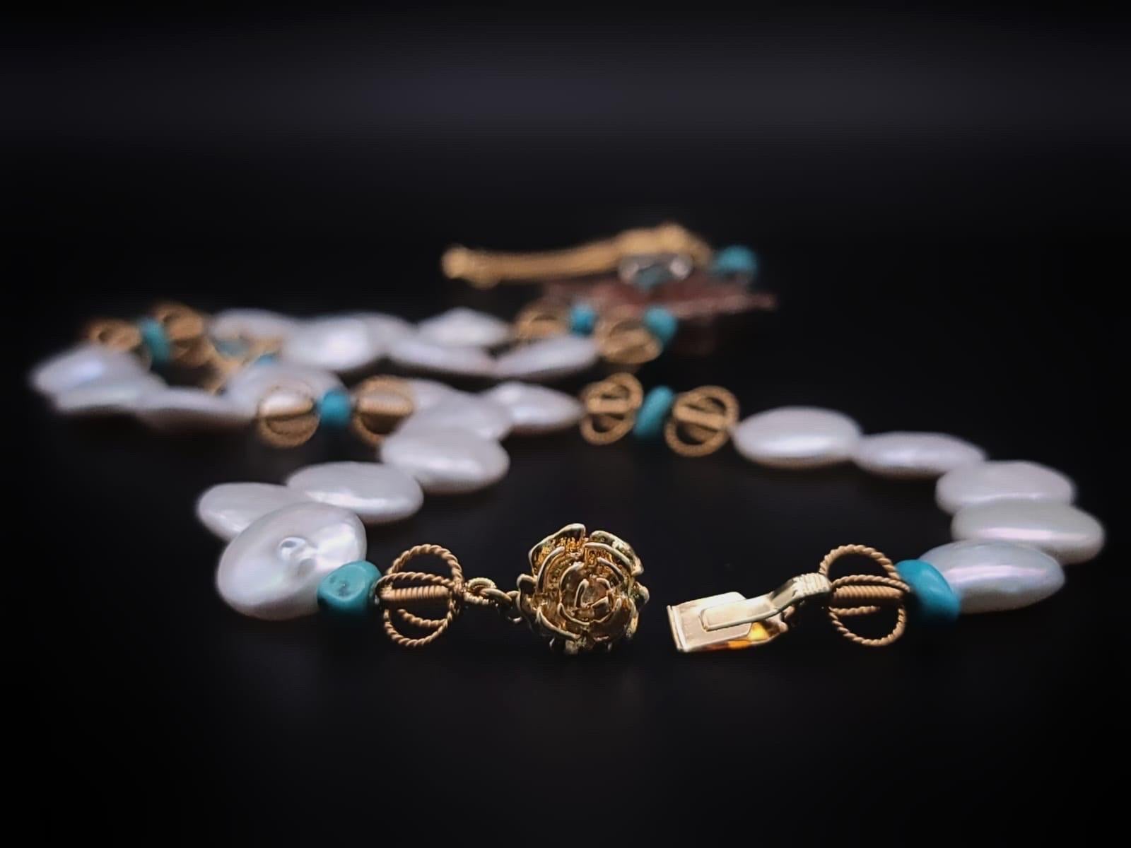 A.Jeschel Delicate Tibetan Ghau box Pearl necklace. 6