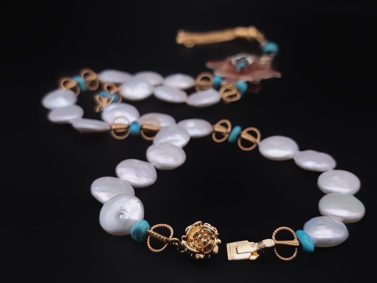 A.Jeschel Delicate Tibetan Ghau box Pearl necklace. 7