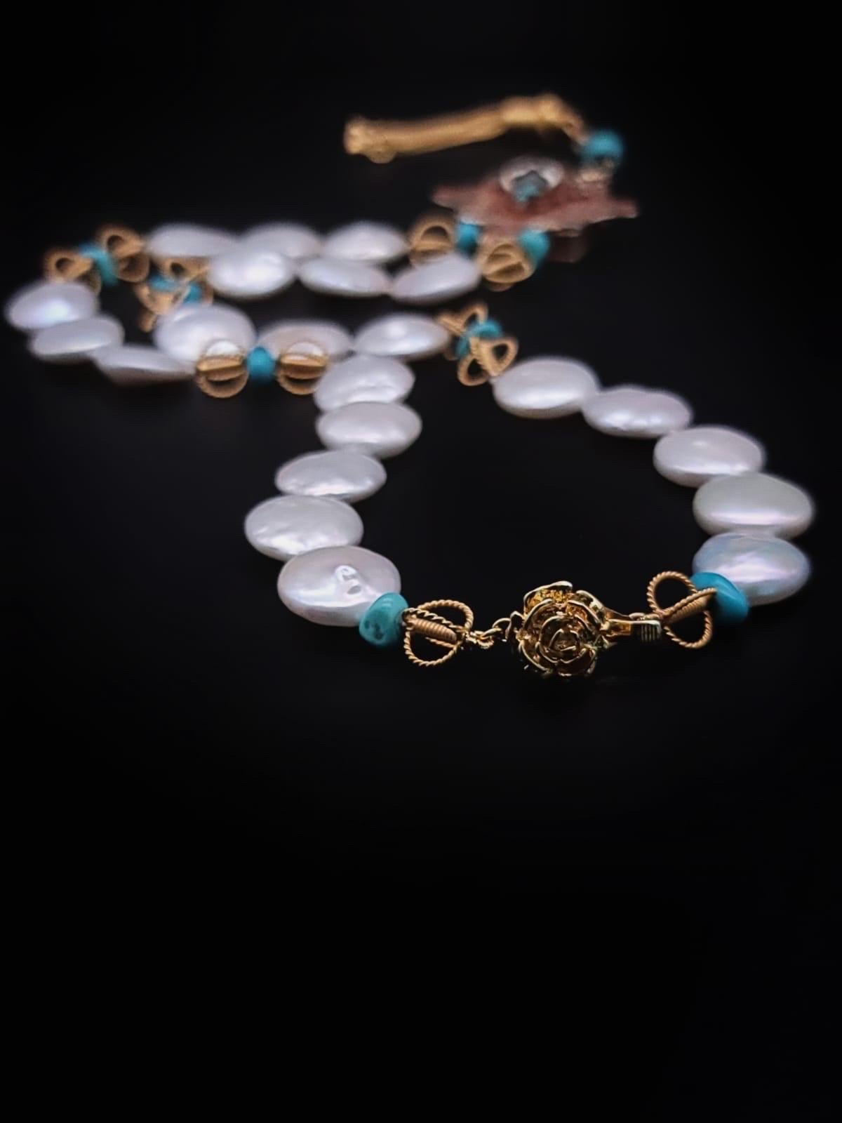 A.Jeschel Delicate Tibetan Ghau box Pearl necklace. 9