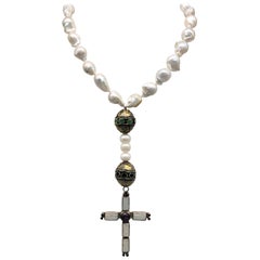 A.Jeschel 52 inches Rosary Baroque Pearl 