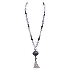 A.Jeschel Dramatically simple 36” Pearl long necklace. A.Jeschel Dramatically simple 36” Pearl long necklace.