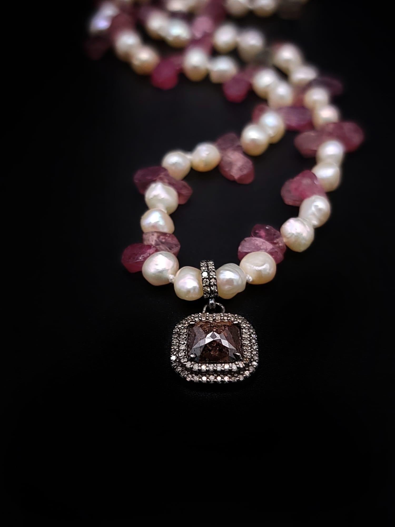 A.Jeschel Elegant single strand Pearl Necklace 12