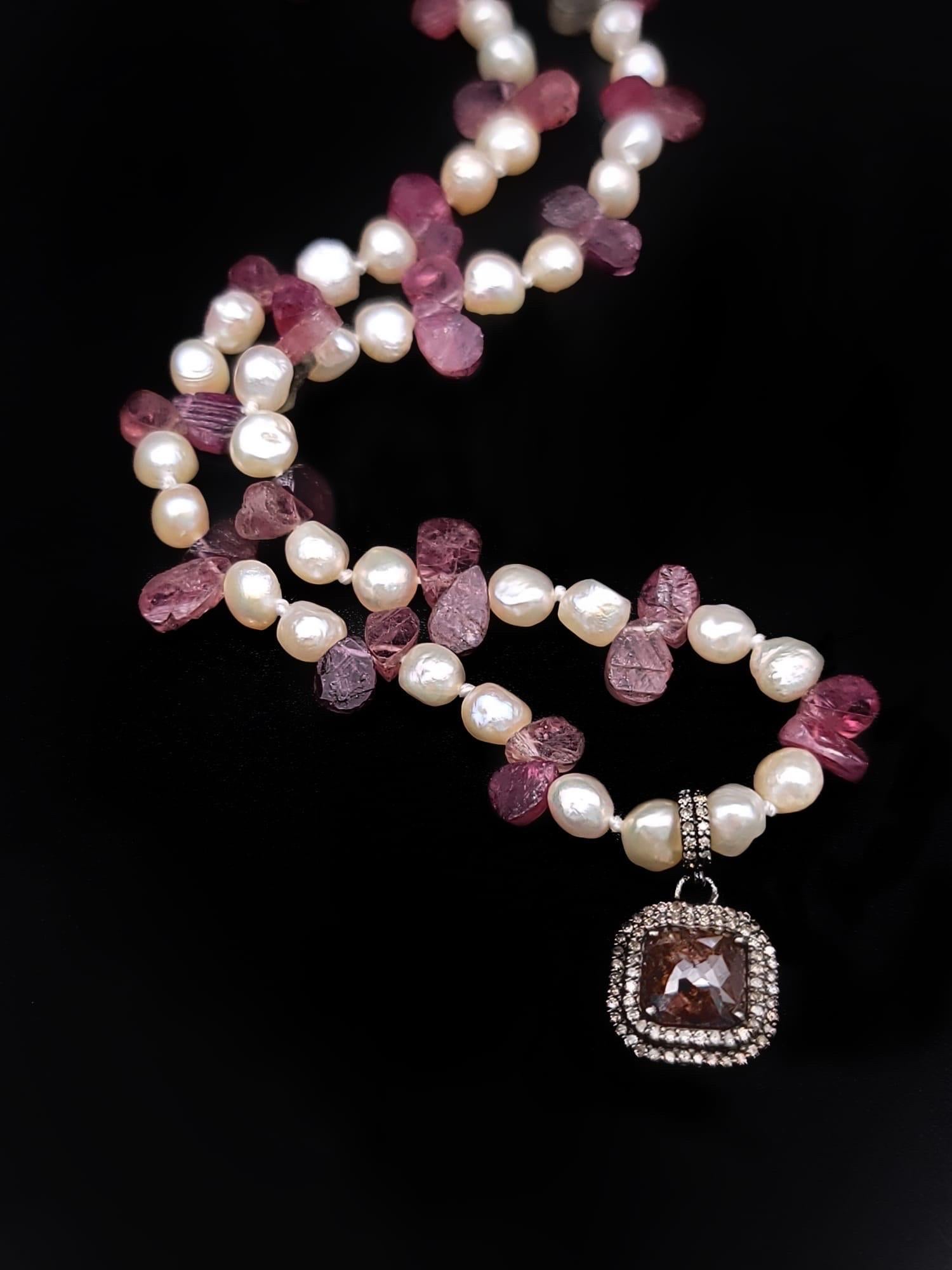 A.Jeschel Elegant single strand Pearl Necklace 13