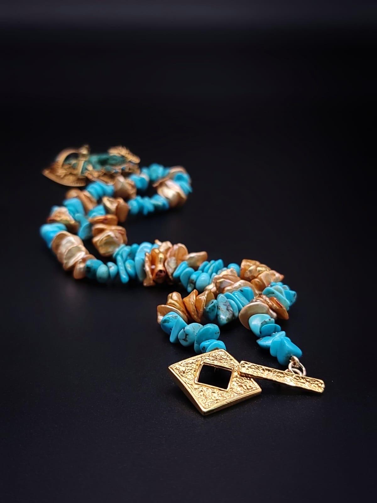 A.Jeschel Elegant Turquoise Ganesha pendant necklace. For Sale 3