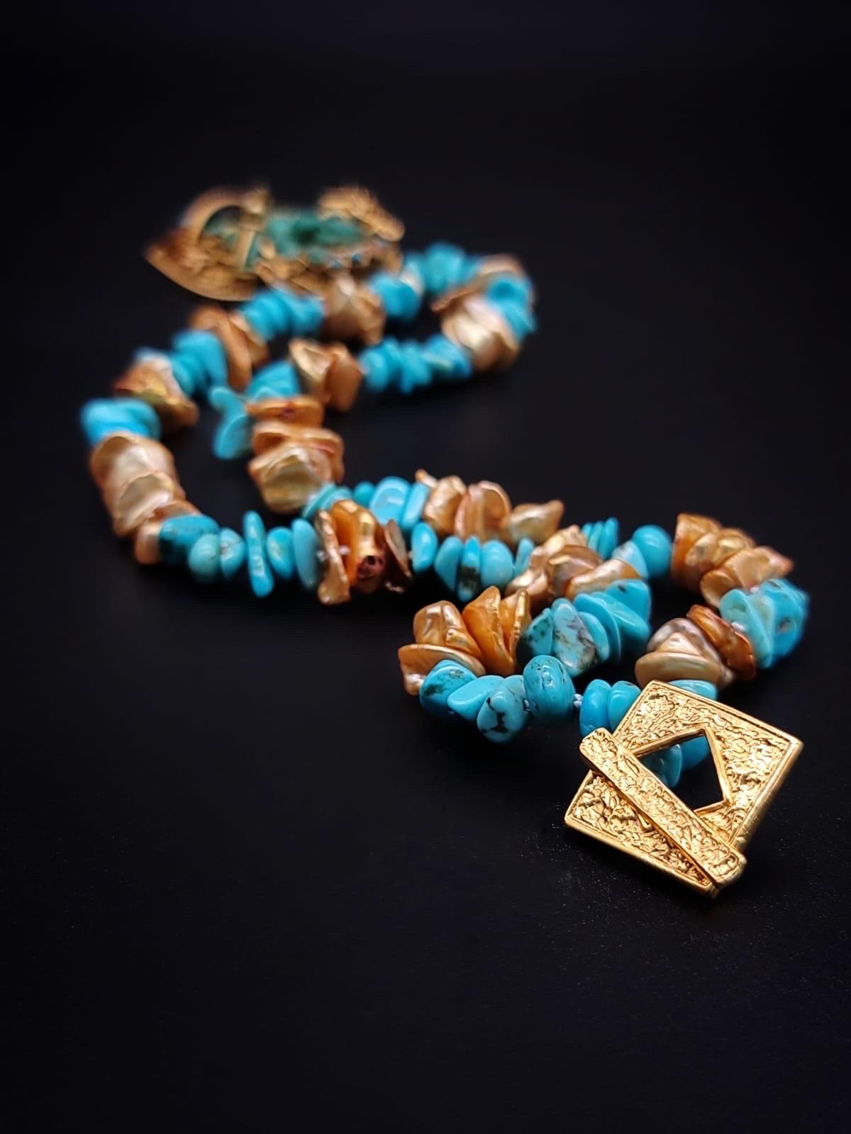 A.Jeschel Elegant Turquoise Ganesha pendant necklace. For Sale 7