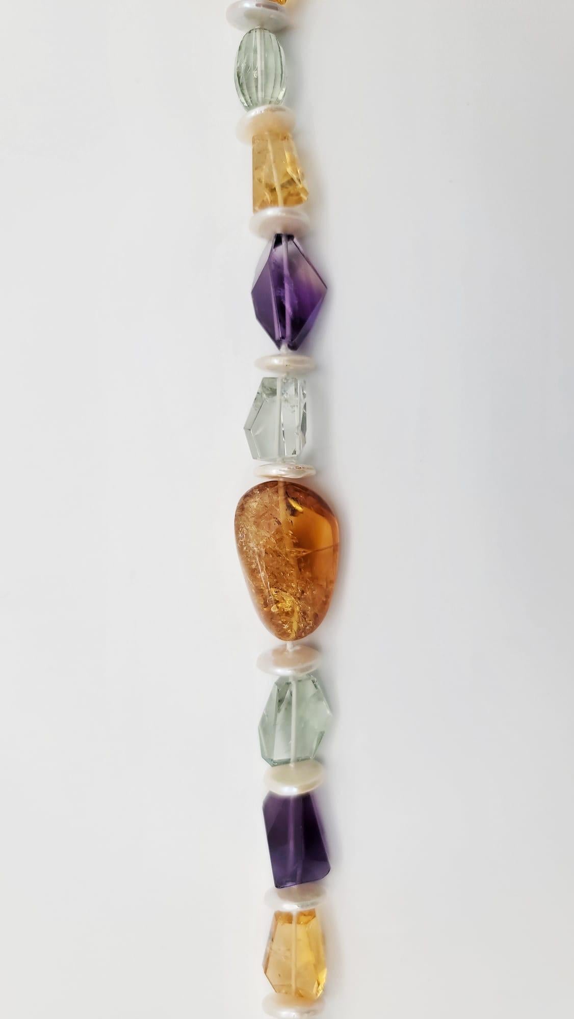 A.Jeschel, collier de quartz glamour en vente 2