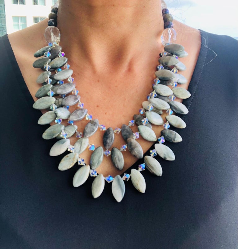 Labradorite polished petals For Sale at 1stDibs - Main Image