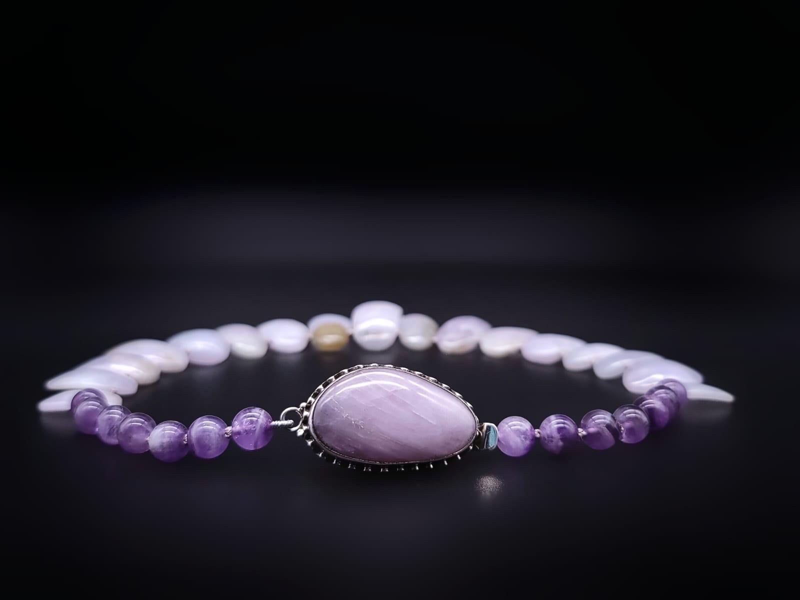 A.Jeschel Lavander Jade Necklace. For Sale 12