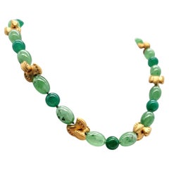 A.Jeschel Lucky apple Jade necklace .