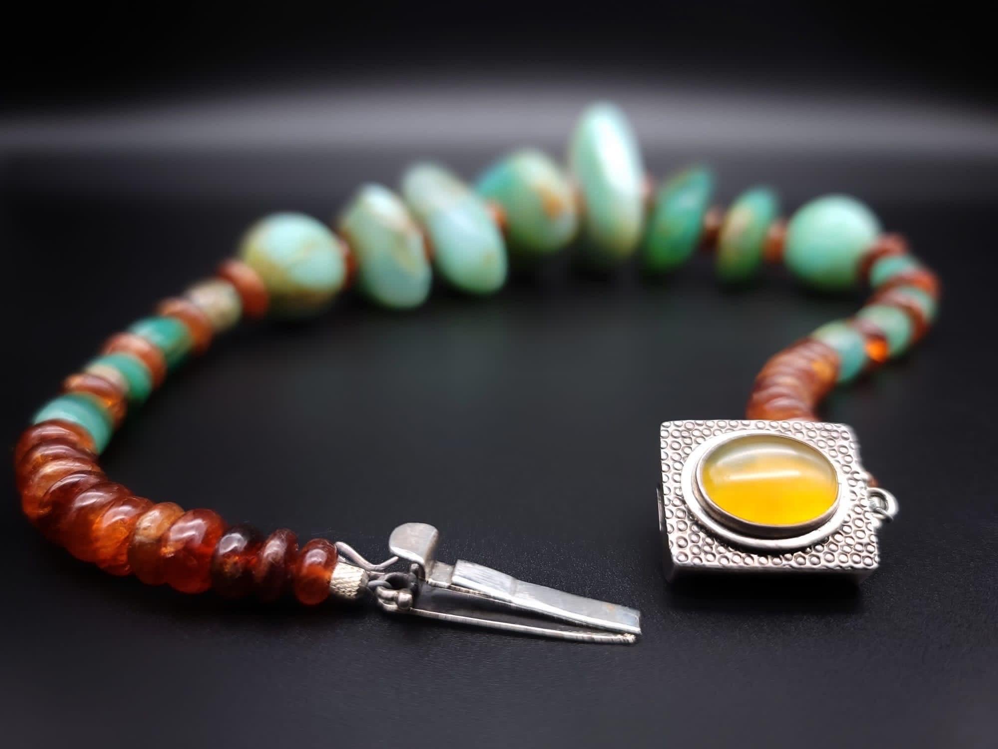 A.Jeschel Magnificent Peruvian Opal necklace. For Sale 6