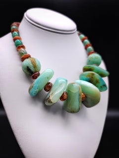 A.Jeschel Magnificent Peruvian Opal necklace.