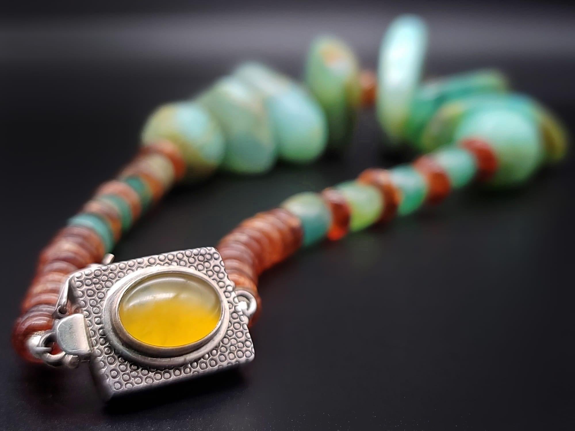 A.Jeschel Magnificent Peruvian Opal necklace. For Sale 3