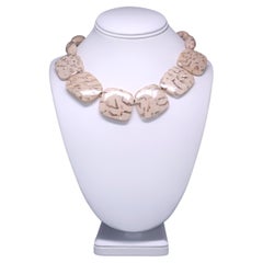 A.Jeschel Mysterious Jasper Stone Necklace.