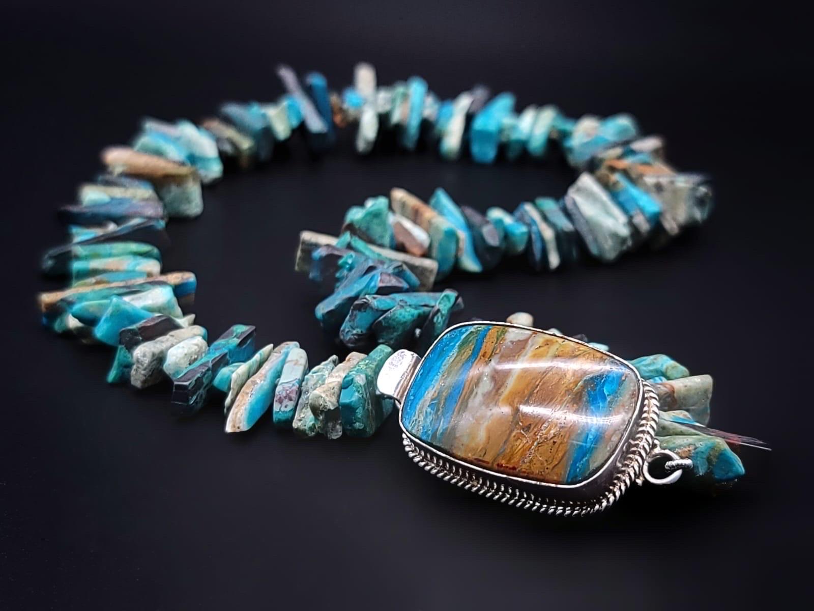 A.Jeschel Peruvian Opal shard necklace. In New Condition For Sale In Miami, FL
