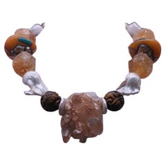 A.Jeschel Powerful Citrine bold necklace