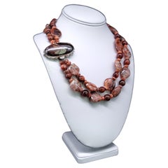 A.Jeschel Radiant Sunstone Specimen necklace.